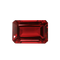 Synthetic Ruby - Corundum Rectangle (Chamfer) - red #8 (ESP)