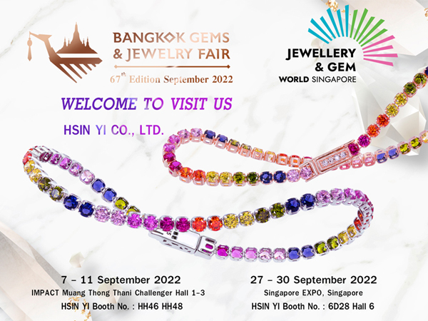 The JGW Singapore 2022, 27 Sept. - 30 Sept. 2022 | Booth No.: 6D28, HALL6 | Hsin Yi