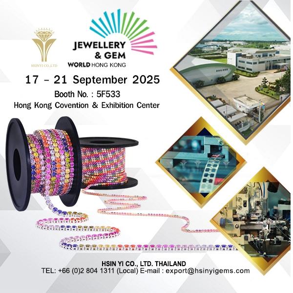 2025 HONG KONG INTERNATIONAL Jewelry FAIR, 17 - 21 September | Booth No. 5F-533, Hall 5 | HKCEC
