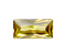 Cubic Zirconia - Rectangle - Yellow (BPC)