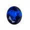 Synthetic Sapphire - Corundum Oval - Blue #35 (OS)