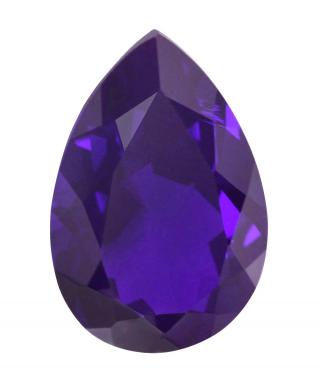 Cubic Zirconia - Pear - Purple A (PS)
